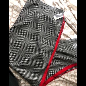 BP plus size plaid pants NWT